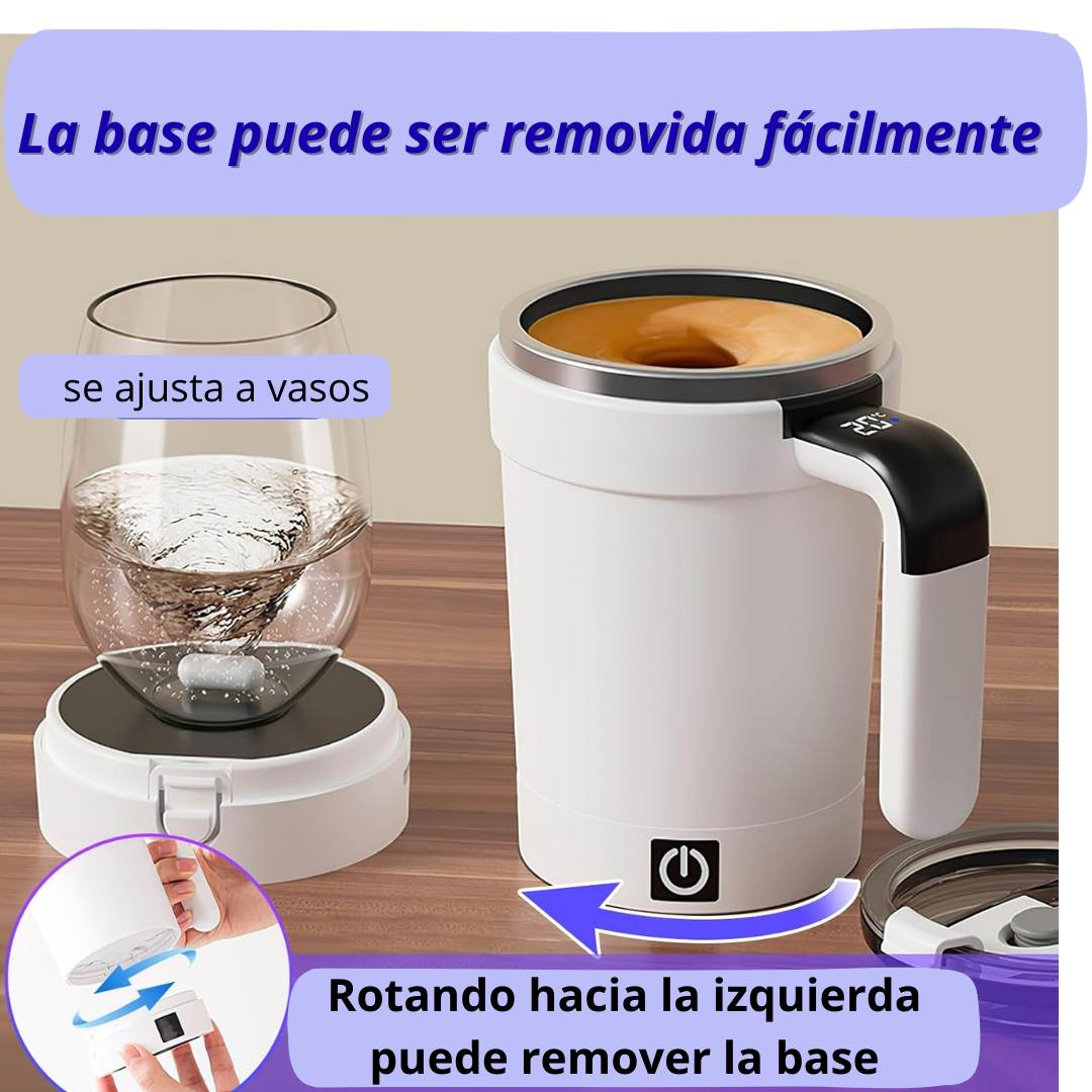 Tazón shaker magnético autónomo.